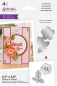 Preview: Gemini Decoupage Flower Stamp & Die Radiant Rose  - Stempel & Stanze 