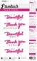 Preview: Studio Light -  Stempel mit Stanze Beautiful and Thank You