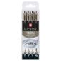 Preview: Sakura - Pigma micron fineliner set Cool gray 4pcs  Set - Fineliner