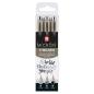 Preview: Sakura - Pigma micron 05 fineliner set Black - Gray 3pcs  Set - Fineliner