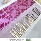 Preview: Picket Fence Studios "Slim Line Tile Montage " Stencil - Schablone