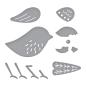 Preview: Spellbinders Dies "Little Chickadee Etched" Stanzschablonen