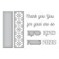 Preview: Spellbinders Dies "Thank you for your Kindness Etched" Stanzschablonen