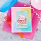 Preview: Spellbinders Dies "Topsy Turvy Cake Etched" Stanzschablonen