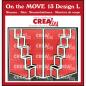 Preview: Crealies - On The Move Dies Design L Stair Step Card 