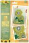 Preview: Crafters Companion - The Sunflower Collection  - Embossing Folder & Stencil