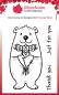 Preview: Woodware Flower Bear   Clear Stamps - Stempel 