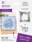 Preview: Gemini Decorative Frame Stamp & Die Falling Snow - Stempel & Stanze 