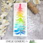 Preview: Picket Fence Studios - Stencil - "Tall Christmas Tree" - Schablone