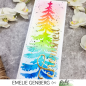 Preview: Picket Fence Studios - Stencil - "Tall Christmas Tree" - Schablone