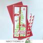 Preview: Picket Fence Studios - Stencil - "Tall Christmas Tree" - Schablone