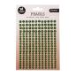 Preview: Studio Light - " Self-adhesive Pearls Dark Green Pearls " -  selbstklebende Halbperlen