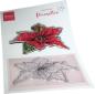 Preview: Marianne Design - Clear Stamp & Die -  Flowers Poinsettia  - Stempel & Stanze