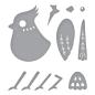 Preview: Spellbinders Dies "Tweet Cardinal Etched" Stanzschablonen