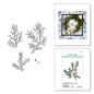 Preview: Spellbinders Dies "Winter Evergreen Foliage and Ladybugs Etched" Stanzschablonen