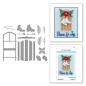 Preview: Spellbinders Dies "Winter Welcome Sled Etched" Stanzschablonen