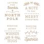 Preview: Spellbinders Hotfoil Plate - "Christmas Mailbox Greetings "