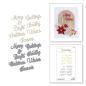 Preview: Spellbinders Hotfoil Plate - Merry Glimmer Sentiments 