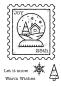 Preview: Woodware - Clear Stamps - Snow Globe  - Stempel 