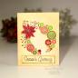 Preview: Woodware - Clear Stamps - Big Bubble Poinsettia Ring  - Stempel 