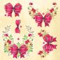 Preview: Crafters Companion - Decoupage 6x6 Inch Topper Pad Festive Bows - Festliche Schleifen