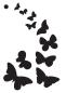 Preview: Creative Expressions - Stencil -  Butterflies In Flight  - Schablone