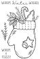 Preview: Creative Expressions - Clear Stamp A6 - Fuzzy Mittens - Stempel