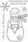 Preview: Creative Expressions - Clear Stamp A6 - Snowman Kisses - Stempel