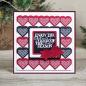 Preview: Creative Expressions - Craft Dies -  Festive Heart Scalloped Border - Stanze