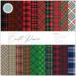 Preview: Craft Consortium - Paper Pad 12x12 Inch - Tartan  - Papierblock