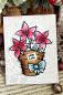 Preview: Woodware - Clear Stamps - Potted Poinsettias  - Stempel 