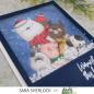 Preview: Picket Fence Studios - Clear Stamp - "An Animal Crackers Christmas Hello " Stempel 