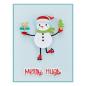 Preview: Spellbinders Dies "Dancin' Snowman" Stanzschablonen