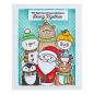 Preview: Spellbinders Stempelset - "Holiday Group Hug" - Silikonstempel