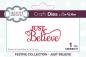 Preview: Creative Expressions - Craft Dies - Just Believe - Stanze