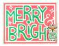 Preview: Lawn Fawn Craft Dies - "Giant Outlined Merry & Bright" - Stanzen