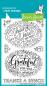 Preview: Lawn Fawn Stempelset "Giant Thank You Messages" Clear Stamp