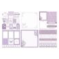 Preview: The Paper Boutique - Project Pad -  Everyday shades of Lilac  - 8x8 Inch - Paper Pad - Designpapier