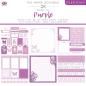 Preview: The Paper Boutique - Project Pad -  Everyday shades of purple  - 8x8 Inch - Paper Pad - Designpapier