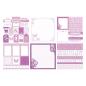 Preview: The Paper Boutique - Project Pad -  Everyday shades of purple  - 8x8 Inch - Paper Pad - Designpapier