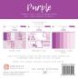 Preview: The Paper Boutique - Project Pad -  Everyday shades of purple  - 8x8 Inch - Paper Pad - Designpapier