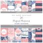 Preview: The Paper Boutique - Perfect Partners Toppers -  Ocean blossoms  - 8x8 Inch - Designpapier