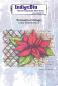 Preview: IndigoBlu "Poinsettia Collage" A6 Rubber Stamp