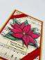 Preview: IndigoBlu "Poinsettia Collage" A6 Rubber Stamp