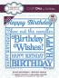 Preview: Creative Expressions - Craft Dies - Birthday Wihes - Stanze