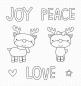 Preview: My Favorite Things Stempelset "Reindeer Love" Clear Stamp Set