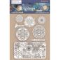 Preview: Stamperia Stempel "Cosmos Infinity Essence Symbols" Natural Rubber Stamp - (Naturkautschukstempel)