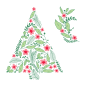 Preview: LDRS-Creative - Clear Stamps - Holiday Floral  - Stempel