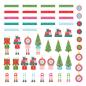 Preview: Spellbinders - Die Cuts - "Christmas Delivery " - Stanzteile