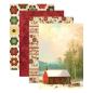 Preview: Spellbinders - Paper Pad 6x9 Inch - "Christmas Velvet" - Paper Pack